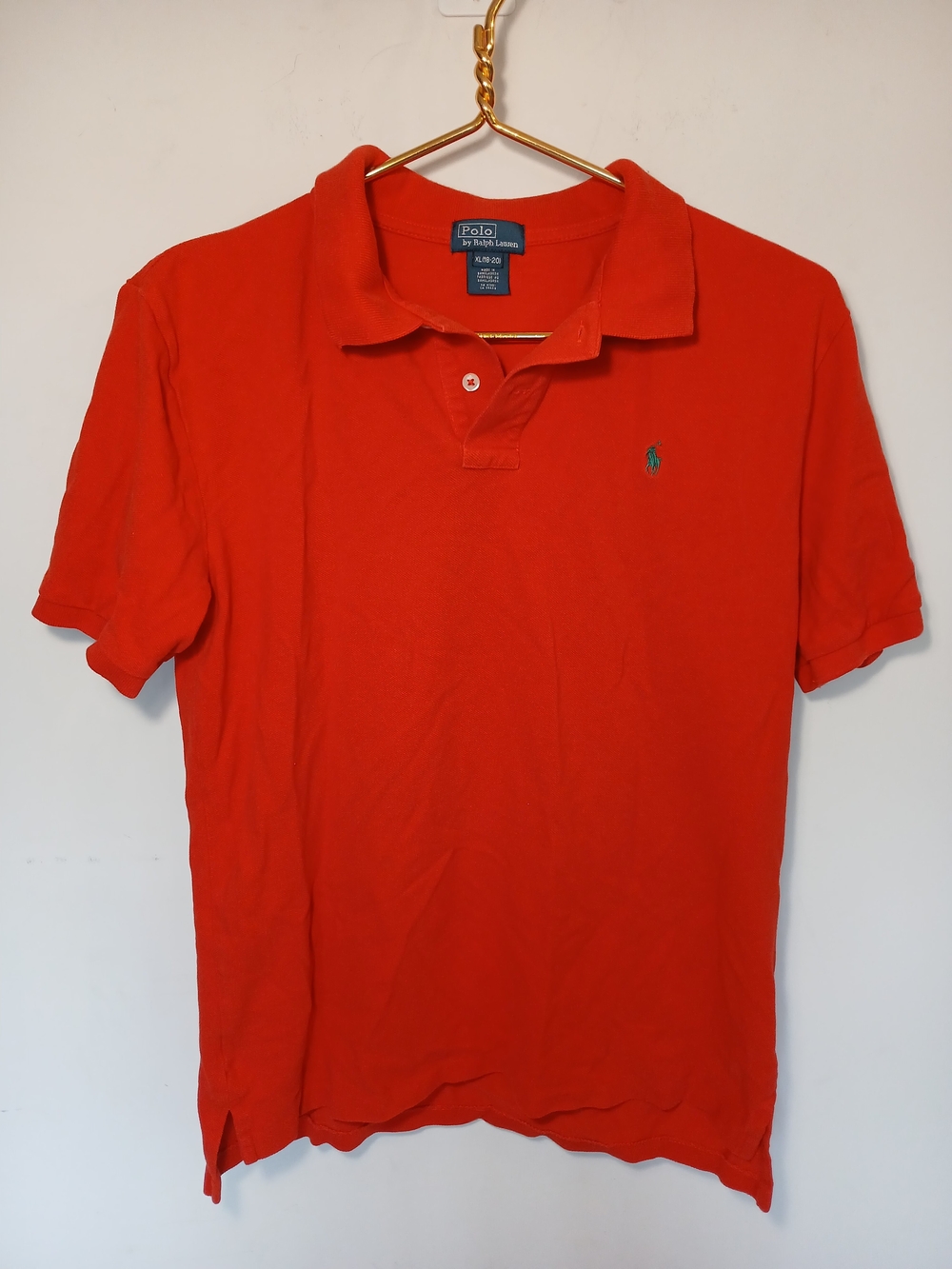 Ralph Lauren Bright Orange Classic Polo Shirt
